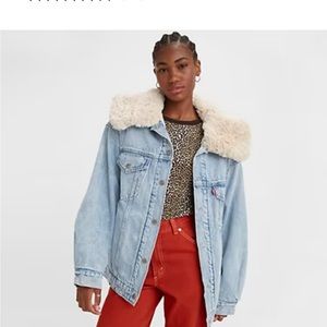 XL OVERSIZED SHERPA TRUCKER JACKET